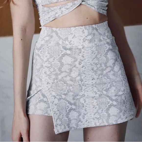 Wiskii Snakeskin Python Skirt - Picture 1 of 1